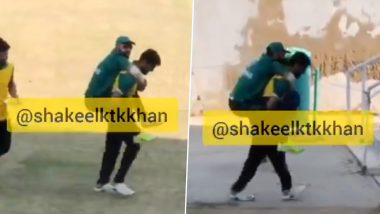 Shadab Khan Carried Off the Field on Shoulders Due to Lack of Stretcher After Sustaining Injury During National T20 Match, Video Goes Viral